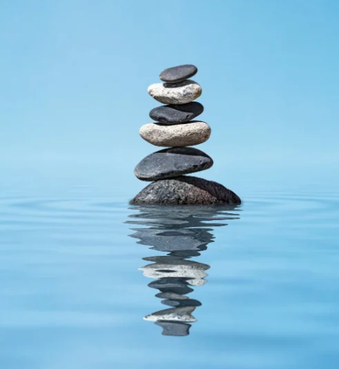 Stacked rocks